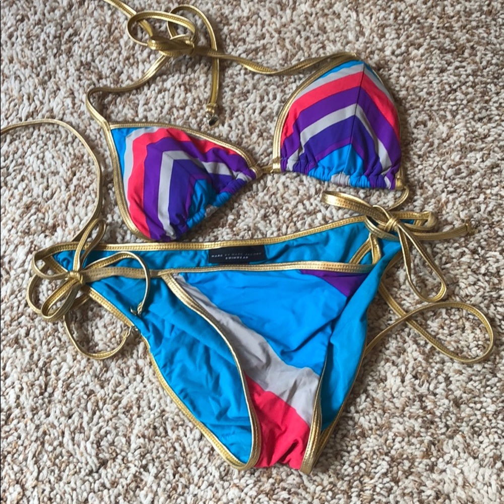Marc Jacobs Bikini with Gold Trim